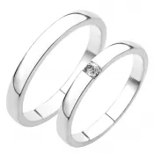 Snubné prstene biele zlato SP-230B
