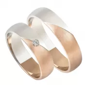 Zlaté snubné prstene SP-208