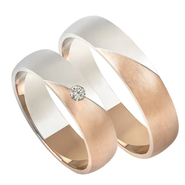 Zlaté snubné prstene SP-208