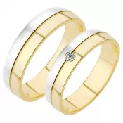 Zlaté snubné prstene SP-229