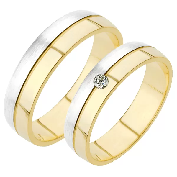 Zlaté snubné prstene SP-229