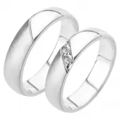 Snubné prstene biele zlato SP-223