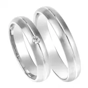 Zlaté snubné prstene SP-200B