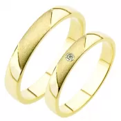 Zlaté snubné prstene SP-207