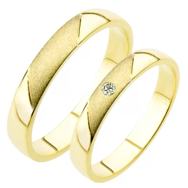 Zlaté snubné prstene SP-207