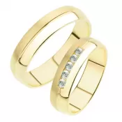 Snubné prstene zo žltého zlata SP-240Z
