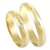Zlaté snubné prstene SP-200Z