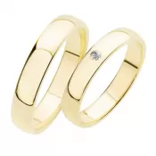 Snubné prstene zo žltého zlata SP-202Z