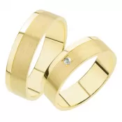 Snubné prstene zo žltého zlata SP-241Z