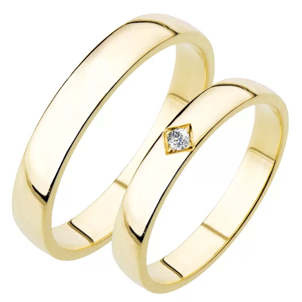 Snubné prstene žlté zlato SP-204Z
