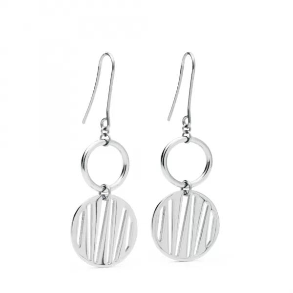 Oceľové náušnice Sagapó Woodstock SWS06