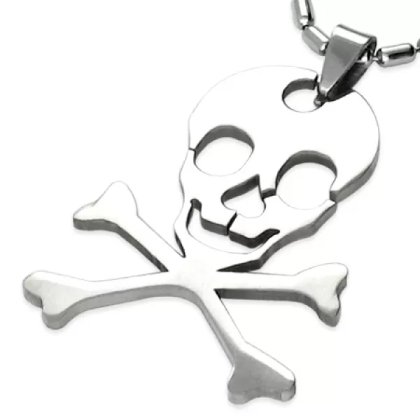 Lebka prívesok z ocele GTPB005