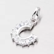 Strieborná podkova so zirkónmi TPCH2162