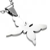 Prívesok - motýľ z ocele GTPB043