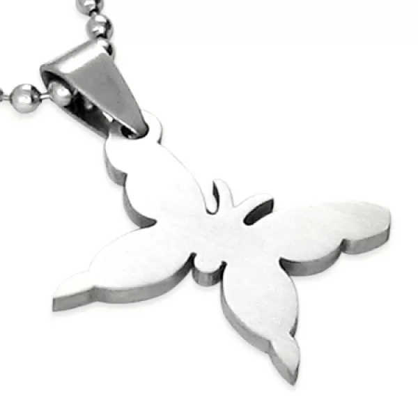 Prívesok - motýľ z ocele GTPB043