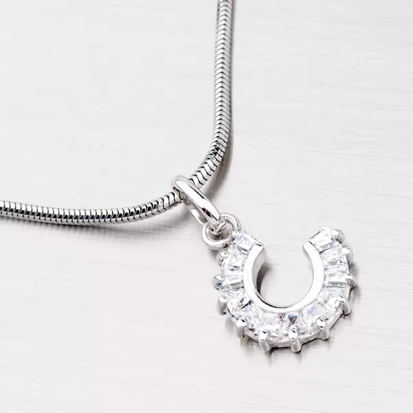 Strieborná podkova so zirkónmi TPCH2162