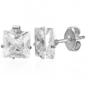 Náušnice so zirkónmi princess GUEA014