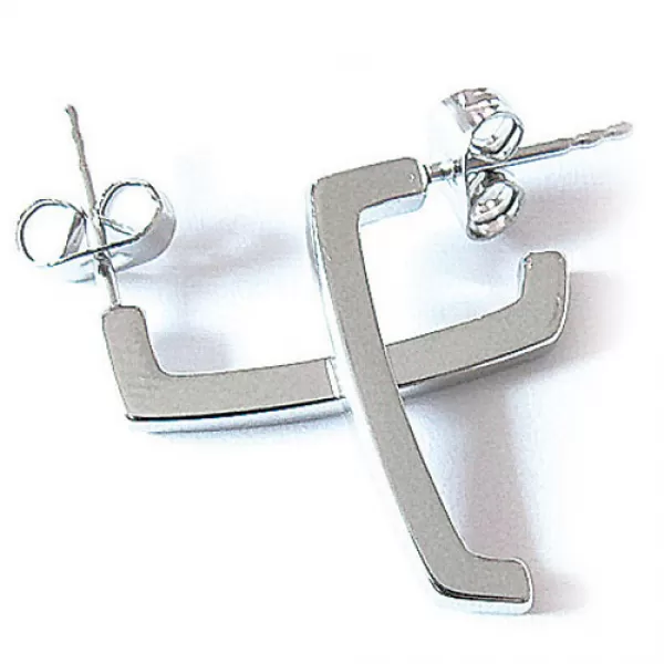 Oceľové náušnice ZEST9100