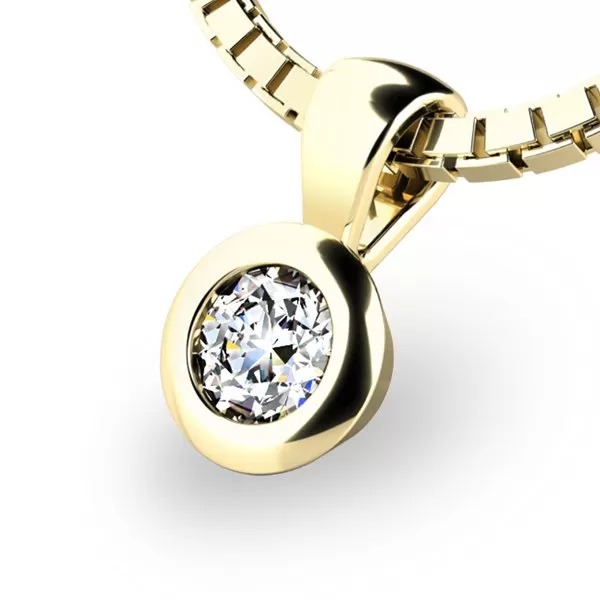 Zlatý prívesok 10908-ZL-ZIR