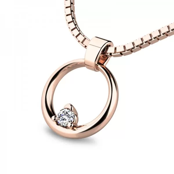 Zlatý prívesok 140023-CV-ZIR