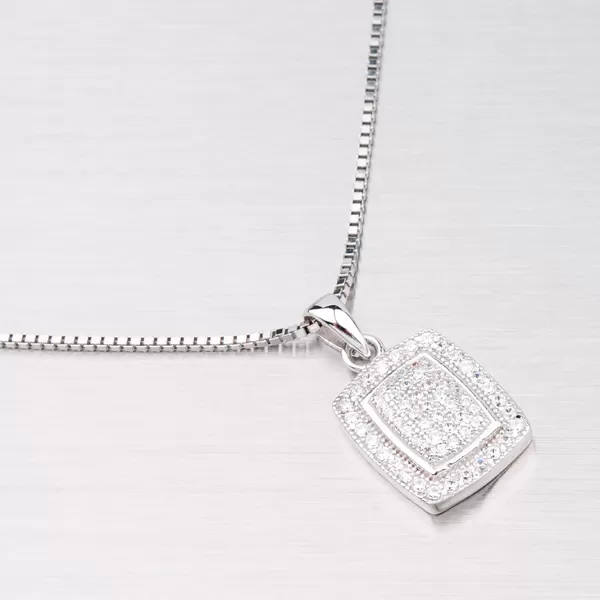 Strieborný rhodiovaný prívesok AP1040