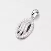 Strieborný rhodiovaný prívesok AP499