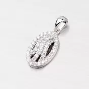 Strieborný rhodiovaný prívesok AP499