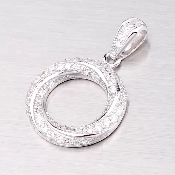 Silver Rhodium Pendant PXX02130714