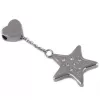 Hviezdička so zirkónmi z ocele 63014
