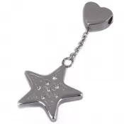 Hviezdička so zirkónmi z ocele 63014