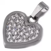Srdce z ocele so zirkónmi 63013