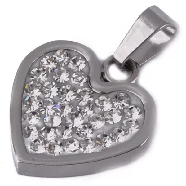 Srdce z ocele so zirkónmi 63013