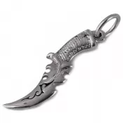 Oceľový prívesok - dýka 63003