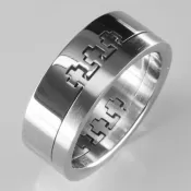 Oceľový prsteň 232482