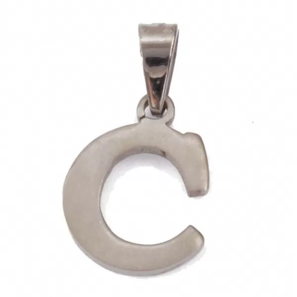 Oceľový prívesok - písmenko C 63132