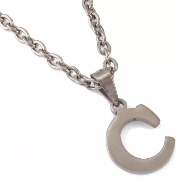 Oceľový prívesok - písmenko C 63132