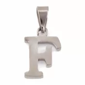 Oceľový prívesok - písmenko F 63135