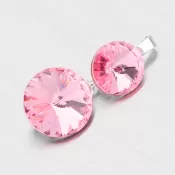 Prívesok s ružovými kryštálmi D139R-JK