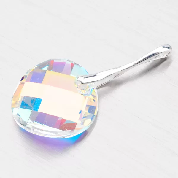 Prívesok zo striebra s kryštálom D173B