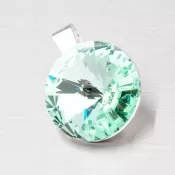 Prívesok zo striebra s kryštálom 14 mm D132Z-JK