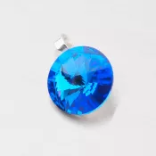 Prívesok s tmavomodrým kryštálom 10 mm D119TM-JK