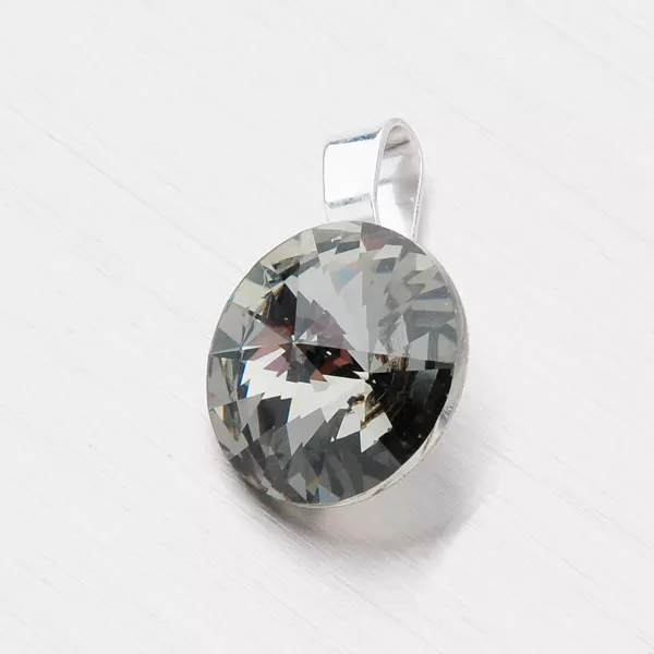 Prívesok s kryštálom 12 mm D113ČR-JK