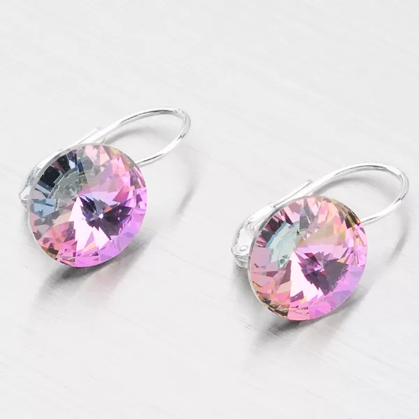 Strieborný prívesok s kryštálom 12 mm D113FR-JK