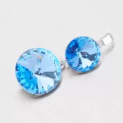 Prívesok s modrým kryštálom D139SM-JK