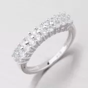 Strieborný prsteň R3556