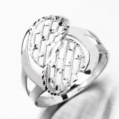 Prsteň z bieleho zlata 116P-111637