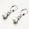 Strieborné náušnice s perlou PKL-2151