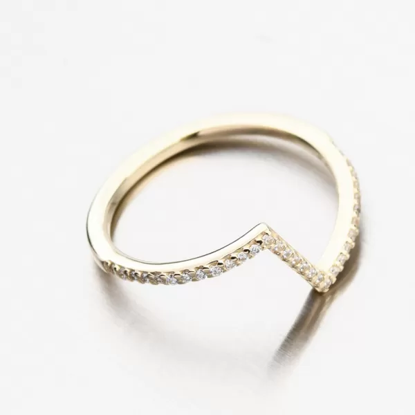 Zlatý prsteň so zirkónmi 71SKL-4834-ZL