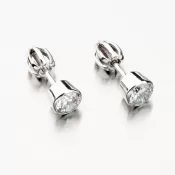 Dámske náušnice biele zlato 585 zirkón 52GZ-3035B-SR