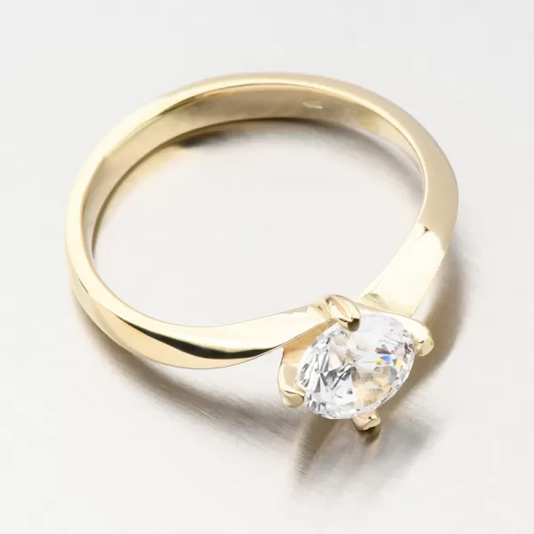 Zlatý dámsky prsteň DZF 4700-ZL-ZIR